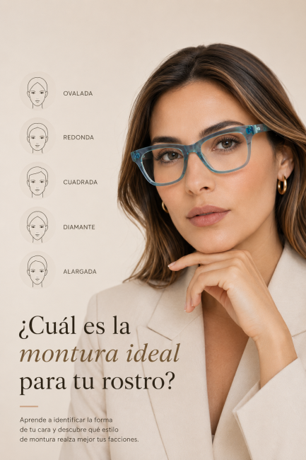 Guía para elegir la montura según tu forma de cara