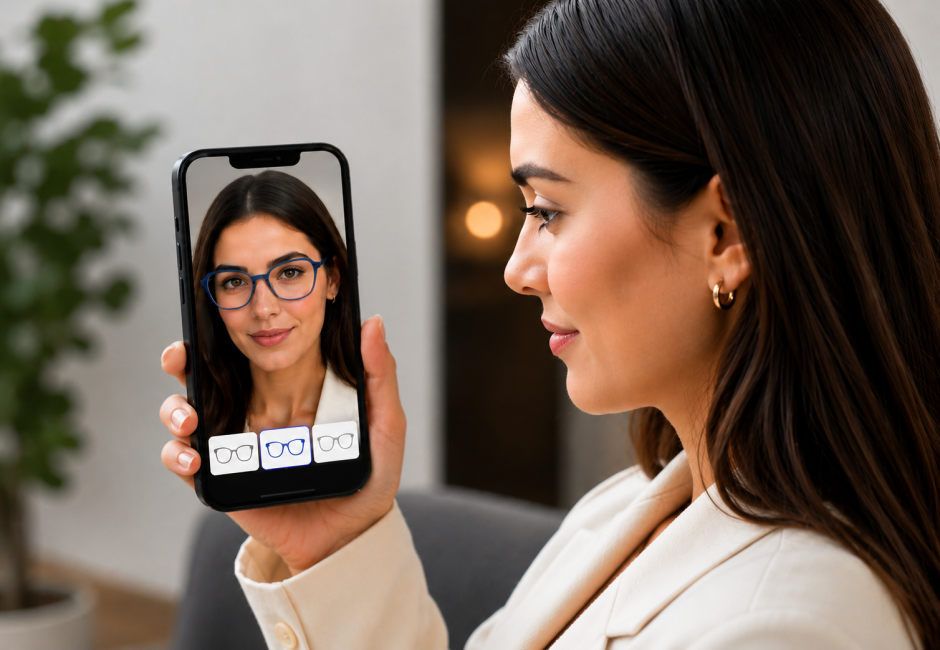 Cómo probarte lentes desde tu celular sin salir de casa